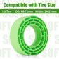 INJORA Silicone Rubber Inserts for 68-72mm 1.3'' Tires, 4pcs (Green)
