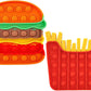 Funblast Pop It  Popit Game, Poppet For Kids, Popit Toys For Kids, Burger With Fries Pop It Fidget, Fidget Toy, Pop It Big (Pac