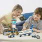 Qlt Qiaoletong City Airplane Station Building Kits Toys,Stem Building Sets For Kids, With Helicopter/Airport/Passenger/Lorry Truck/Car, Best Gift For 6-12 Boys Girls (582 Pieces)