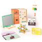 Curious Crate Montessori Toys Box For Newborns | 7 In 1 Sensory & Developmental Toys - Tummy Time Baby Mirror, Bell Chime Mobile