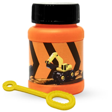 4E's Novelty Construction Themed Mini Bubbles Party Favors for Kids 1 FL oz. Construction Birthday Party Supplies, Dump Truck De