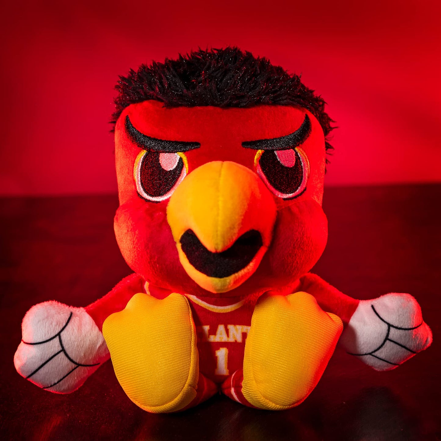 Bleacher Creatures Atlanta Hawks Harry The Hawk Mascot Kuricha Sitting Plush- Soft Chibi Inspired Mascot