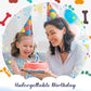 MTLEE Blue Dog Paw Candles Blue Birthday Cake Decorations Cake Cupcake Topper for Boy and Girl Birthday Decoration(1)