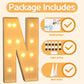 Imprsv 4Ft Marquee Light Up Letters N, Large Light Up Letters For Baby Shower Anniversary Wedding Decor, Big Letters For Party D