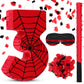 WinnerWhy Number 3 Spider Piata Bundle with Blindfold and Bat Comic Hero Small Piata Birthday Party Decoration for Mexican Fiest