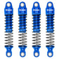 OGRC 59mm Shocks Absorber Oil Threaded Damper Threaded Shock Absorber for TRX4M 1/18 RC Crawler Upgrade Parts (Blue)