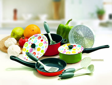Playgo Metal Cookware Coloured Tin