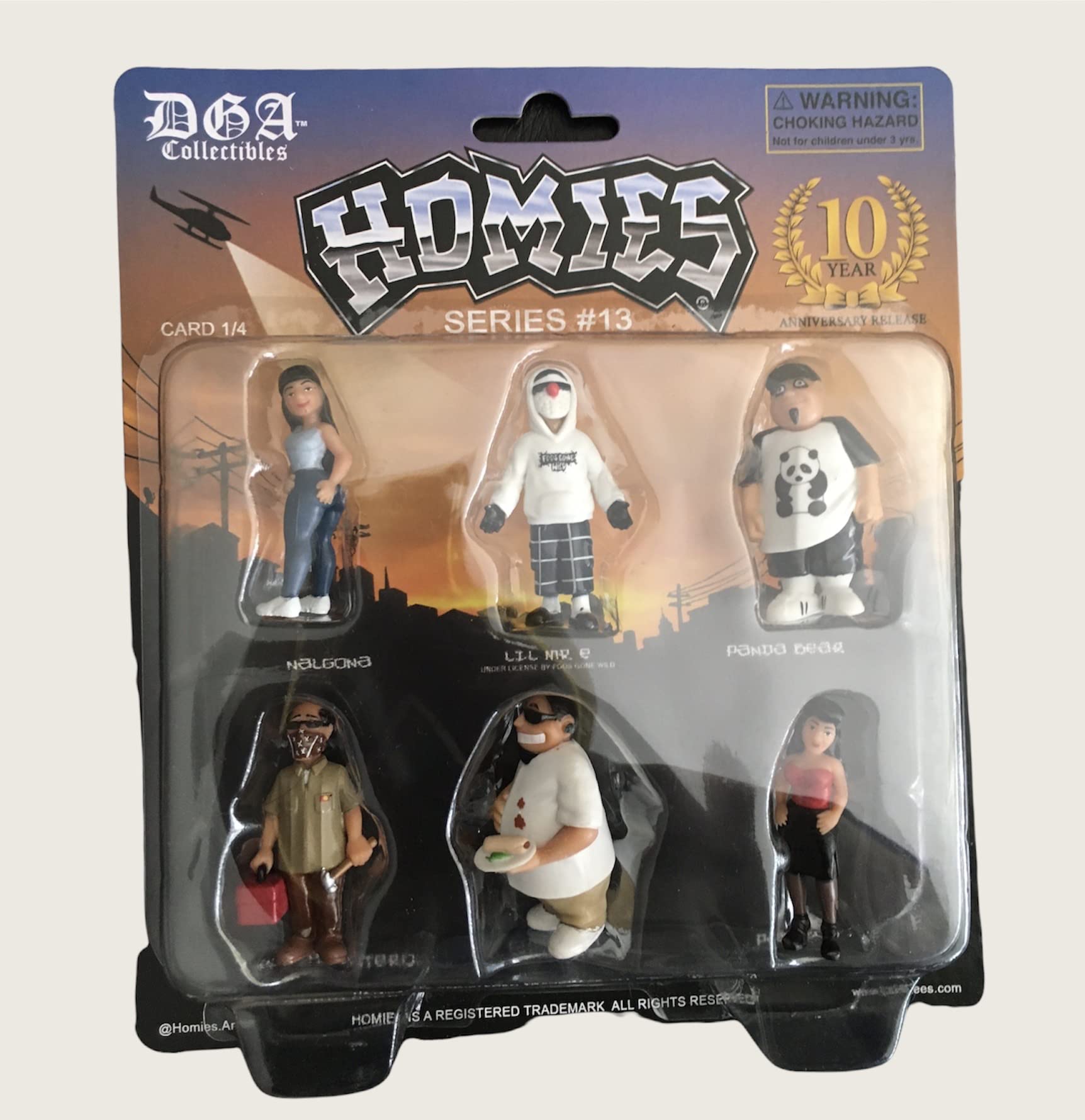 Homies Series #13 Collectible Figures Card #1 Of 4