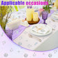 PEUTIER 240 Pcs Disco Table Confetti - Colorful Paper Decorations, Model 18107 for Birthday Parties