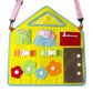 ATORSE Folding Felt Busy Board Sensory Board Life Skill Special Need for Toddler