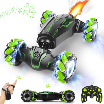 Remote Control Car - Rc Cars Stunt Car Toys 4WD Gesture Sensing Rc Car Rechargeable Toy Cars -Transformer 360 Rotating Hand Cont