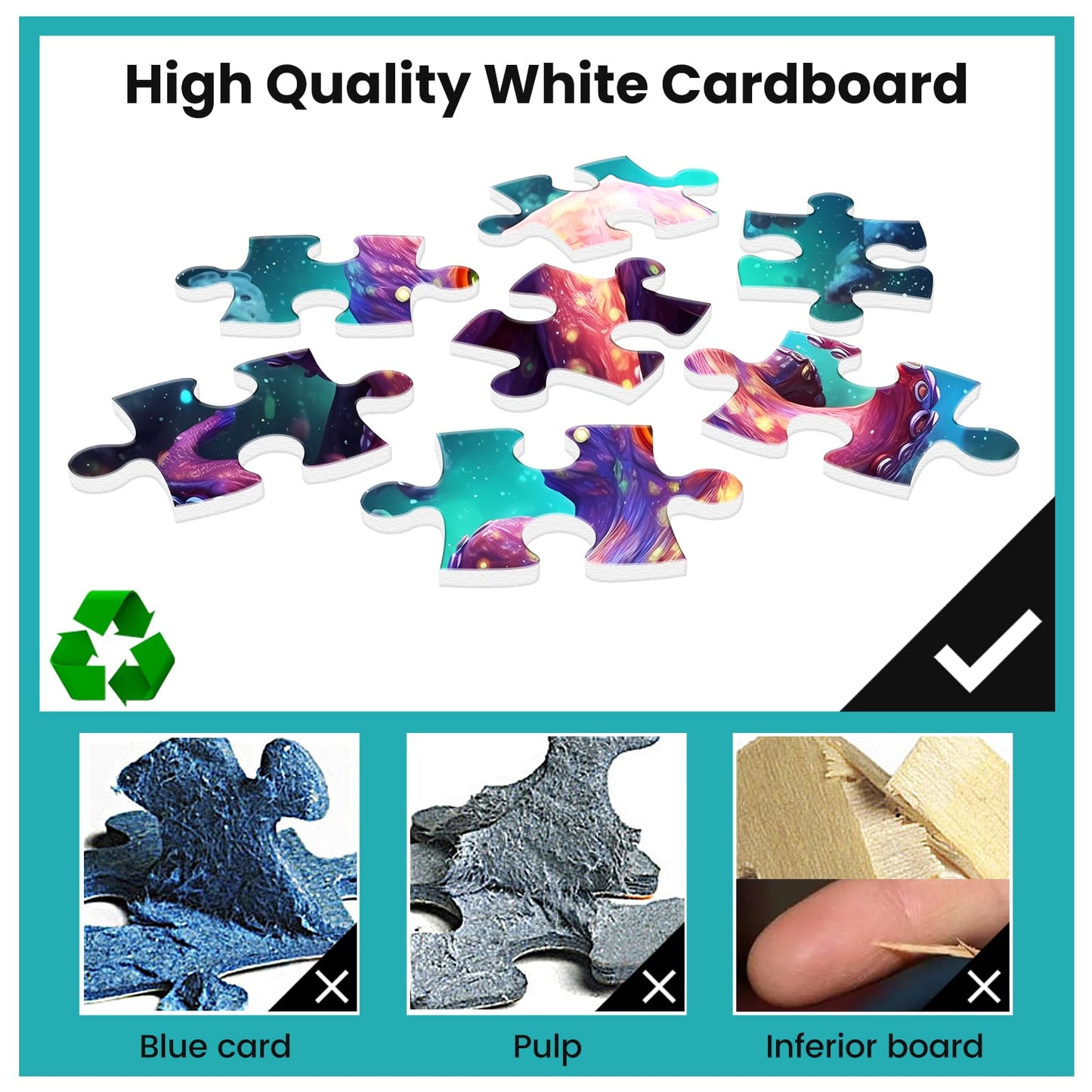 500 Pieces Puzzles for mature-themed Jigsaw Puzzle 500 Piece Puzzle Children Elderly Puzzle Octopus Puzzle Gift for Mom Dad Family Friend Family Activity Games Home Decor Wall Art 20.5x15IN