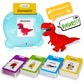Whongkidz Spanish Talking Flash Cards, Bilingual Toy For Kids Toddlers Pocket Speech Audible Flashcards, Educational Autism Sens