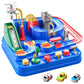 Temi Car Toys For Girls - Race Track For Toddlers 3-7 Years Old, Puzzle Rail Car, City Magnet Toys With 3 Small Cars, Educationa