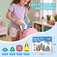 40PCS Mini Magnetic Tiles Travel Set  Portable STEM Building Blocks for Kids with Metal Storage Box  Montessori Sensory Toys for Classroom & Travel  Christmas Gift for Boys & Girls