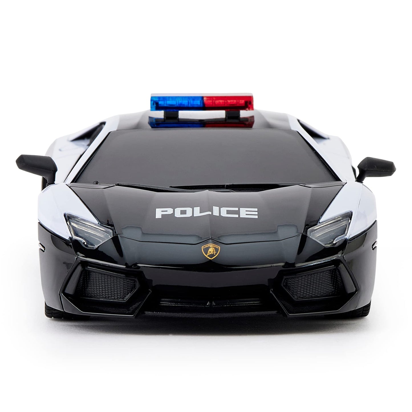 CMJ RC Cars Lamborghini Aventador LP700-4 Police Car Officially Licensed Remote Control Car 1:24 Scale Working Lights 2.4Ghz