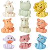 Bykasist Baby Bath Toys For Babies 6-12 Months 9 Pack No Hole Wildlife Animal Mold Free Bath Toys Safe And Non Toxic Water Play