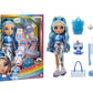 Rainbow High Fashion Doll With Slime & Pet - Skyler (Blue) - 28 Cm Twinkle Doll With Shining Deer, Magic Pet And Fashion Accessories - Children'S Toy - Ages 4-12 Years