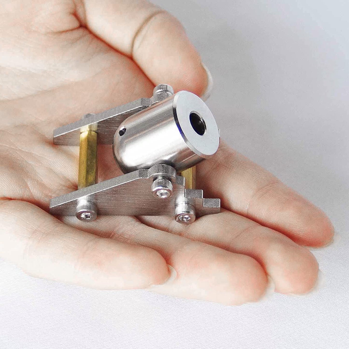 Xinlong Stainless Steel Mini Cannon Model Ornaments Historical Civil War Mini Cannon