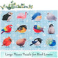 Birds Puzzles 300 Piece For Kids And Adults Large Pieces Cute Chubby Snow Owl Penguin Peacock Jigsaw Puzzle For Bird Lovers
