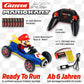 Carrera 181066 RC Official Licensed Kart Mach 8 Mario 1: 18 Scale 2.4 Ghz Remote Radio Control Car with Rechargeable Lifepo4 Bat