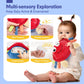 Hahaland Baby Toys 12-18 Months - Upgraded Musical Dancing Walking Moving Bouncing Crawling Crab Tummy Time Toy Sensory Infant Toys 6-12 Months Interactive Boy Girl Easter Birthday Gifts For Babies