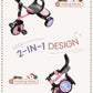 besrey Colorful Lighting Toddler Tricycle for Ages 18 Months to 5 Years, Toddler Bike with Bell, Kids Tricycle, Gift for 2-5 Yea