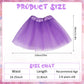 Hoemwarm 18 Pcs Girls Tutu, 3 Layers Multicolor Toddler Tutu Skirt Princess Tutu Dresses For Toddler Girls Bulk, Dance Fluffy Tu