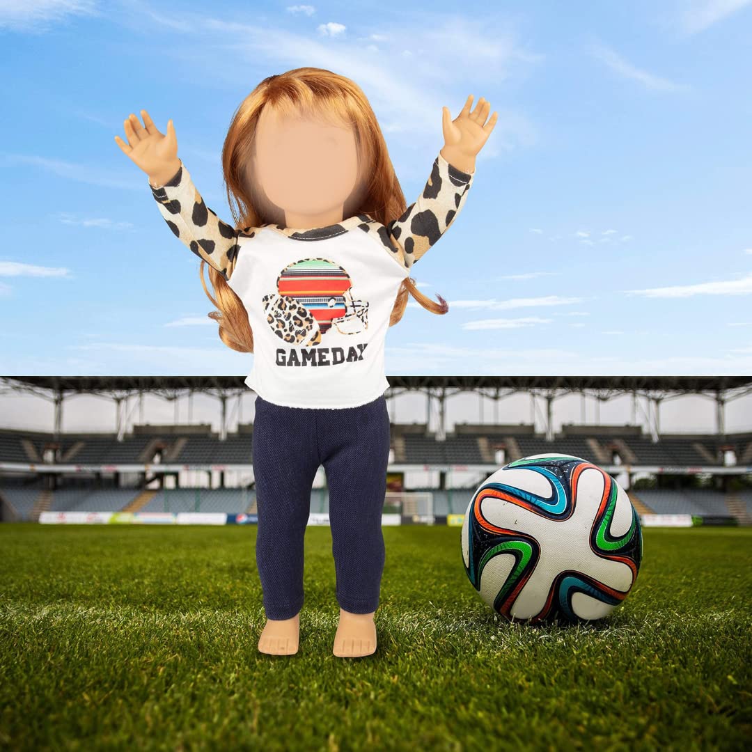 20Pc Clothes Set For American 18' Doll W 10 Different Outfits- Includes Full Outfits & Accessories: Dresses, Bathing Suits, Hats, Hair Bands, Pants, Shirts- Gift Set For Girls & Doll Collectors