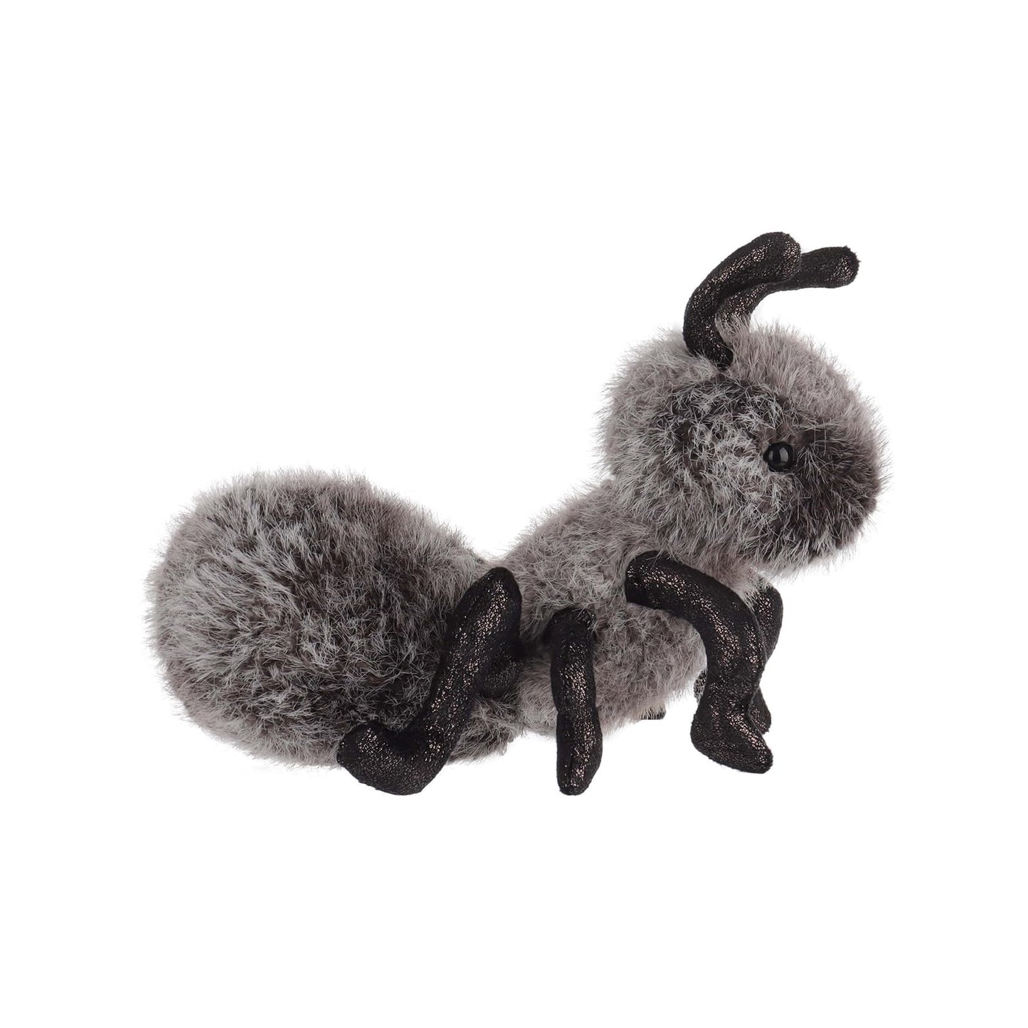 Apricot Lamb Ant Plush Stuffed Animals For Kids, Soft Cute Insect Plush Toys For Baby Girl And Boy, Fluffy Ant Black 7.9 Inches