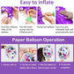 40 Inch Purple Number 3 Balloon,Giant Large Number 3 Balloon,3Th Birthday Mermaid Balloons,Children'S Birthday Party Baby Shower