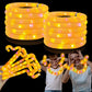 Light Up Glow Necklaces Bracelets Party Favors Accessories For Toddlers, 12 Pcs Orange Glow Sticks Pop Tubes For Kids, Glow Birt