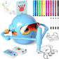 Drawing Robot for Kids,Doodle Bot Machine with 100 Cards,Montessori Painting Learning Toys,Self Voice Interactive Educational Dr