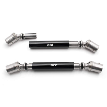 KYX Racing Stainless Steel Center Drive Shaft Upgrades Parts Accessories for RC Crawler Car Axial Capra Unlimited Trail Buggy UT
