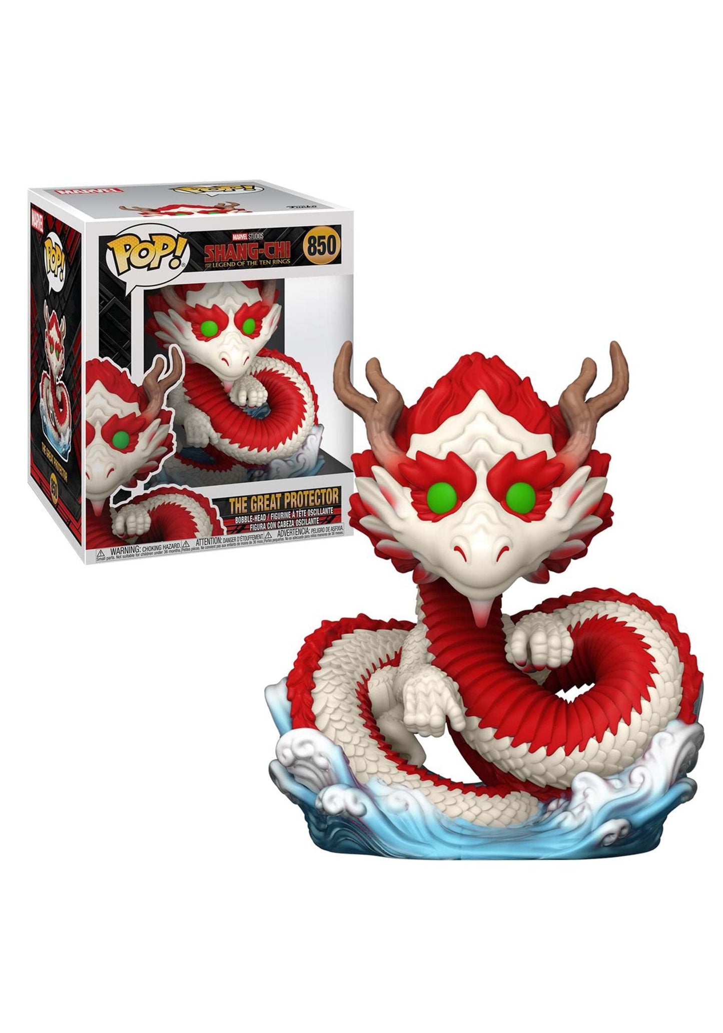Funko Pop Super Marvel: Shang Chi And The Legend Of The Ten Rings - 6'' The Great Protector,Multicolor,52882