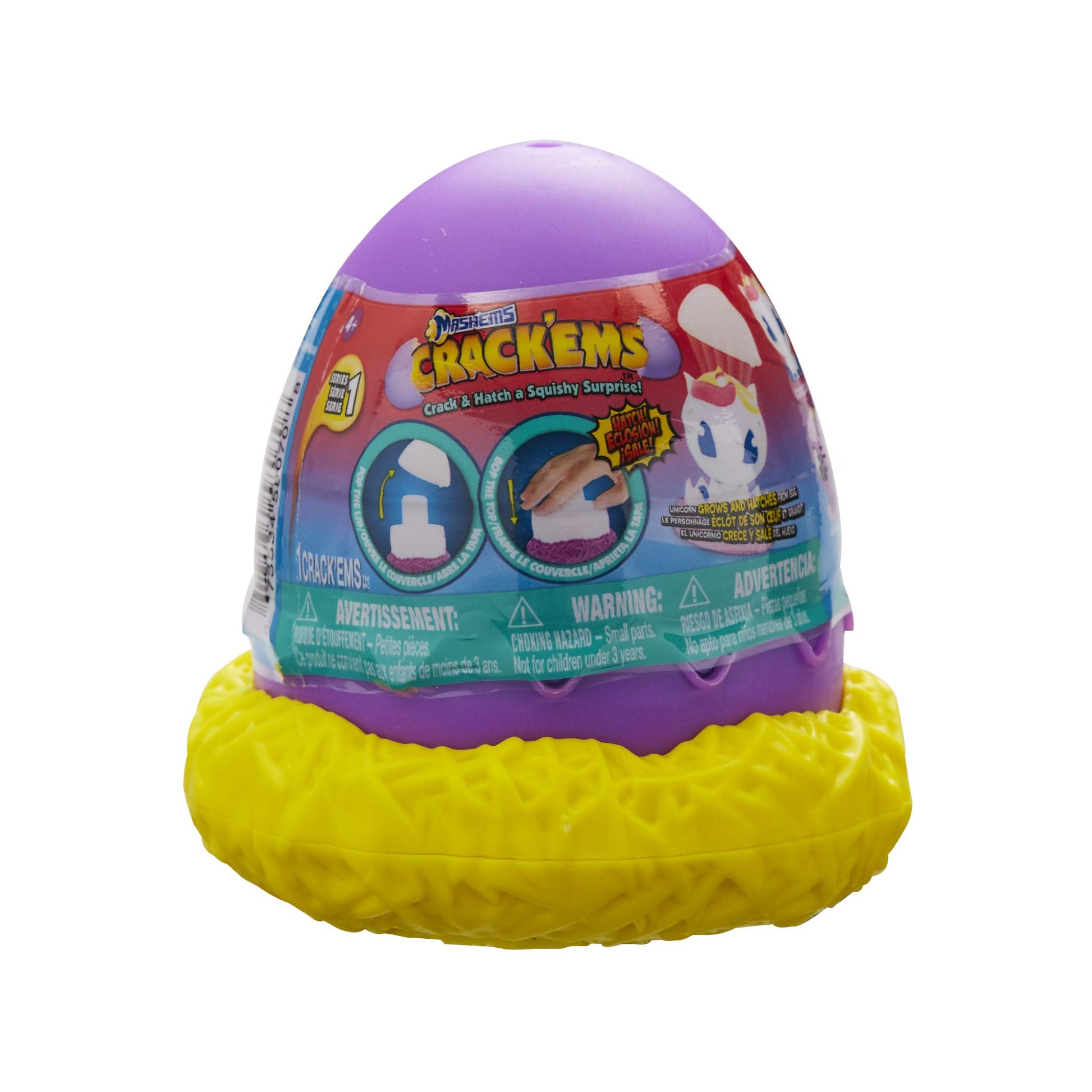 Character Options Mashems Hatchems Figure  and Hatch A Squishy Surprise