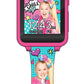 Accutime Jojo Siwa Kids Smartwatch With 10 Watch Faces, Selfie Camera, Voice And Video Recorder, Step Counter, Timer, Stopwatch, Alarm, Fun Games, Calculator, And 3 Wallpapers – Fits Wrists 5.5'-8.0'