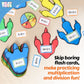 Dino Stomp Multiplication Game I Includes 144 Multiplication Flash Cards And 144 Division Flash Cards | Math Games For Kids 8-12 I 2Nd, 3Rd, 4Th Grade Multiplication Games