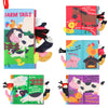 beiens Baby Crinkle Cloth Book - Touch & Feel Farm Tails, Medium, Multicolor, Soft Polyester Toy for Infants & Toddlers
