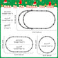 HOGUWID Train Set, Christmas Train Sets for Around The Tree Electric Train with Steam, Lights and Sound, Model Train Set for Kid