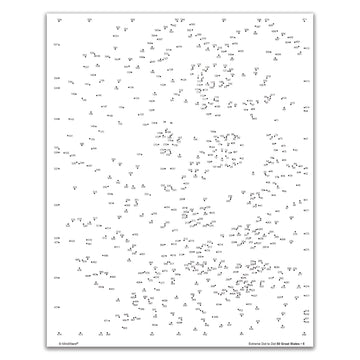 MindWare Extreme Dot to Dot: 50 Great States - Ages 8 & up