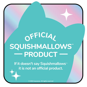 Squishmallows Original Hello Kitty Plush - 10-Inch, Ultrasoft Polyester, Red and Pink Overalls, Model SQSN00702