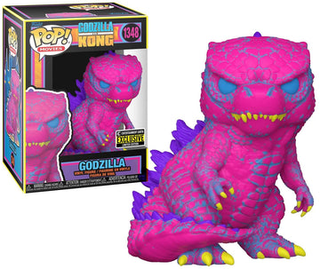 Funko POP! Godzilla vs. Kong Blacklight Godzille 3.75 Vinyl Figure (#1348)
