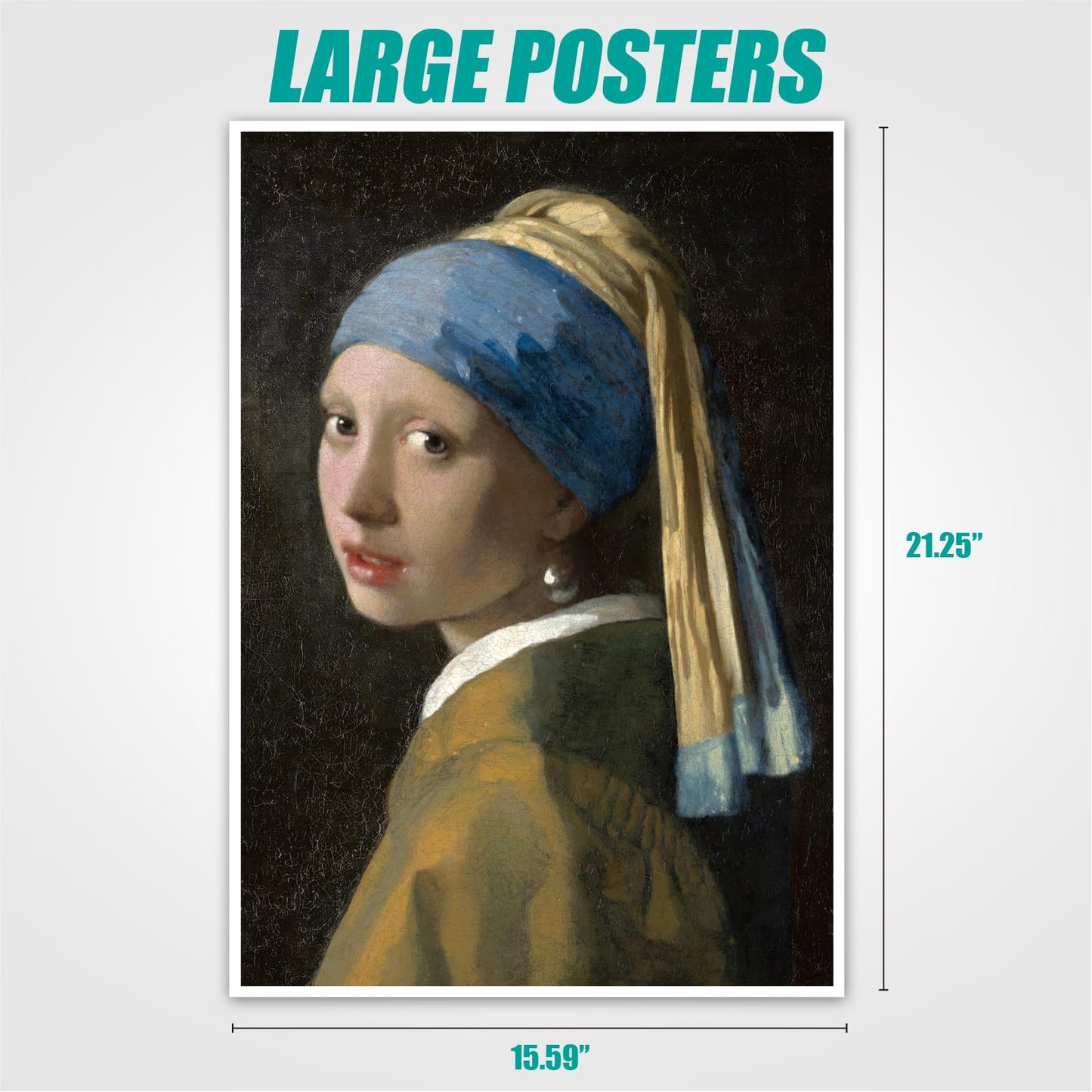Antelope - 1000 Piece Puzzle For Adults, Girl With A Pearl Earring, By Johannes Vermeer, 1665 - Officially Licensed, Jigsaw Puzz