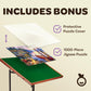 Joyberri Jigsaw Puzzle Table/Rolling Desk - 1500 Piece Puzzle Board/Portable Jigsaw Tables With Drawers And Legs - Height Adjust