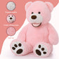 Morismos Large Pink Teddy Bear 39In, Giant Teddy Bear 3Ft Pink Plush Stuffed Bears For Girlfriend Kids On Christmas Valentine'S Day