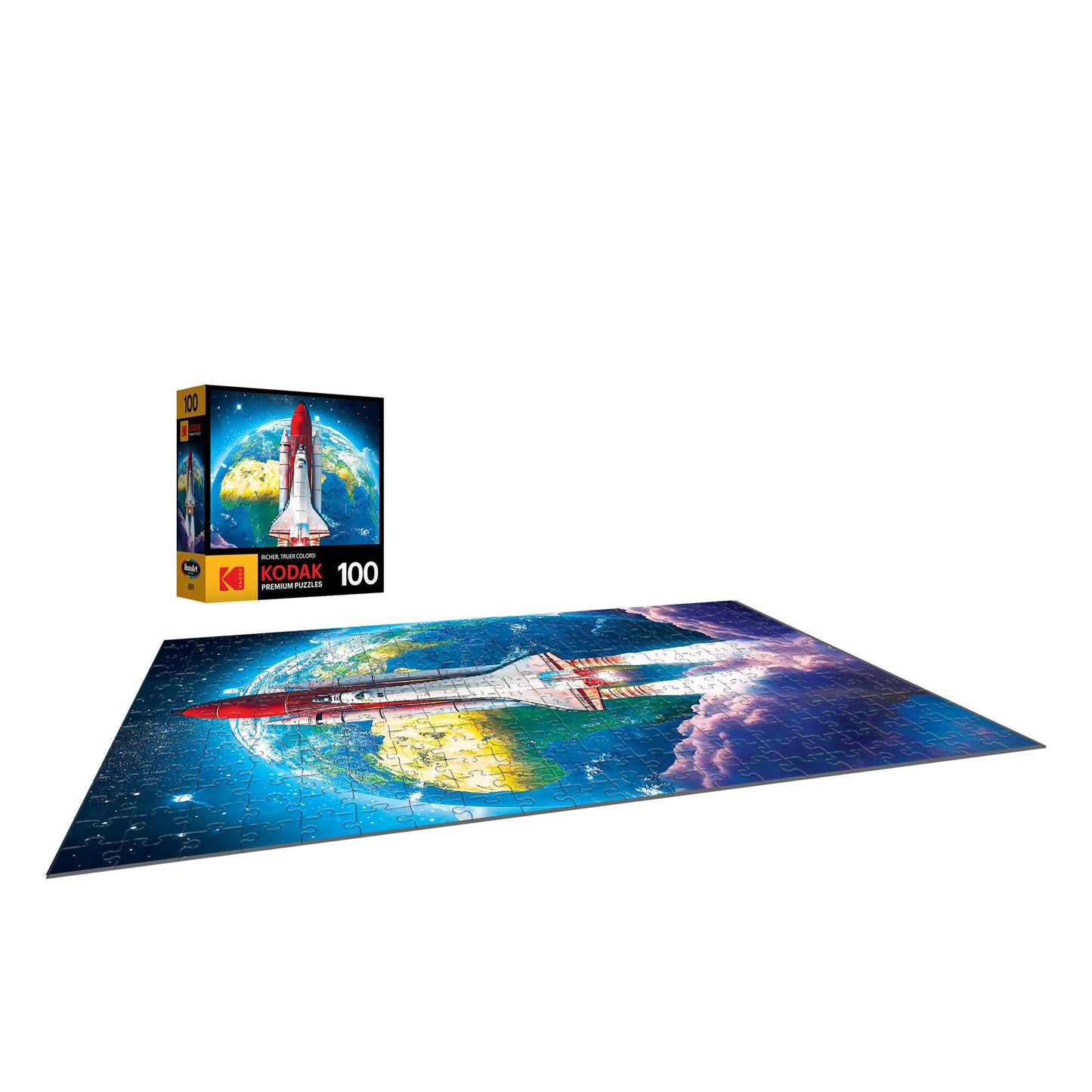 Roseart - Kodak Premium - Space Shuttle Launch - 100 Piece Jigsaw Puzzle For Adults