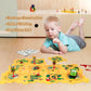 Xazastov Plastic Floor Puzzles For Kids Ages 3-5, Puzzle Track Car Play Set, Educational Montessori Toys For 3 4 5 6 Year Old Bo