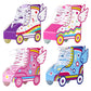12 Pcs Roller Skating Birthday Party Favor Boxes Roller Skate Paper Boxes Table Centerpiece Sneaker Candy Treat Box Retro Skate Gift Wrap Box For Retro 60S 80S Birthday Party Decoration Supplies