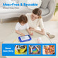 SGILE Magnetic Drawing Board for Kids, Blue, 10"W x 7.1"H, Erasable Doodle Pad with Magnet Pen & Stamps, Educational Travel Toy